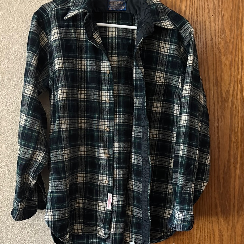 Pendleton Dark Green Wool Shirt